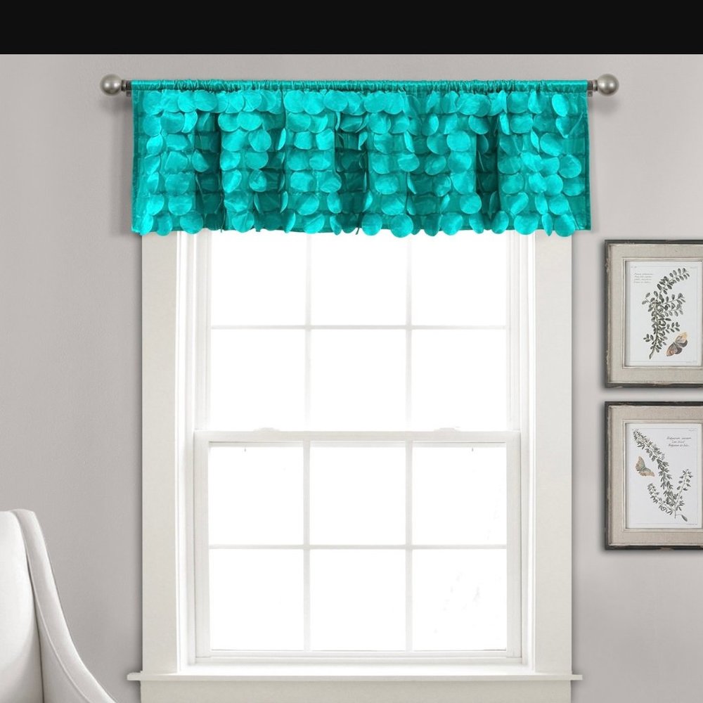 Lush Decor‎ (1) Valance GiGi 70"x14" Turquoise